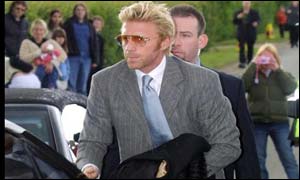 Former Wimbledon champion Boris Becker was on hand to lend support to his fellow German 