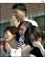 Relatives of the victims