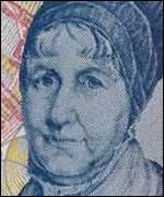 Elizabeth Fry on the new �5 note