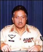 President Musharraf in his TV address