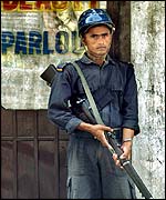 Nepalese policeman