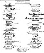 Agreement signed by 20 leaders