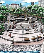 The proposed San Diego tribute (courtesy Hopetribute.org)