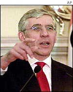 UK Foreign Secretary Jack Straw