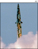 Ghaznavi short range ballistic missile