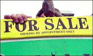 Estate agent's board