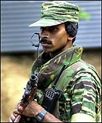 Soldier in Sri Lanka