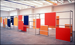 Consultation Partition 2000, by Liam Gillick: photo credit Courtesy Corvi - Mora, London