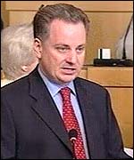 First Minister Jack McConnell in Aberdeen