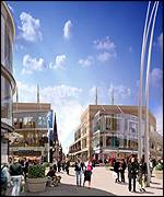 Artists impression of new Bullring