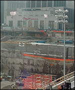 New York's Century 21 Department Store that sits across from the World Trade Center site