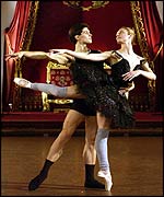 Ballet dancers Roberto Bolle and Zemida Yanovski
