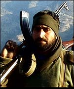 Soldier in Indian Kashmir