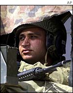 An Israeli solder