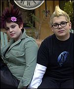 Kelly and Jack Osbourne