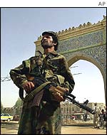 Afghan soldier in Kandahar