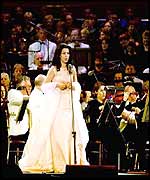 Romanian-born soprano Angela Gheorghiu 