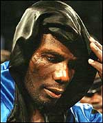 Hasim Rahman after losing to Evander Holyfield