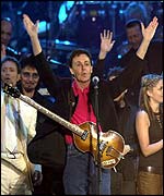 Sir Paul McCartney rocked the crowd