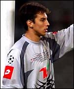 Juventus keeper Fabian Carini 