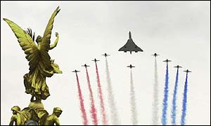 Concorde and the Red Arrows