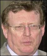 David Trimble after meeting Tony Blair in London