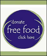 Donate food button from porloschicos website