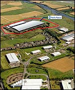 Site of a new Rolls Royce factory