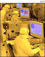 Semiconductor factory in Taiwan