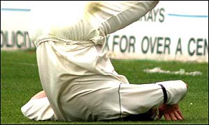 Lampitt goes head over heels