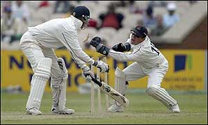 The South Africa skipper was in good touch in making 22 before being dismissed