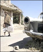Kabul city street, Afghanistan