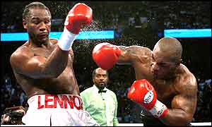 Lewis and Tyson go at each other in round one