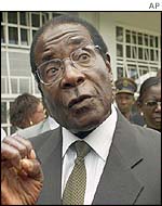 Zimbabwean President Robert Mugabe