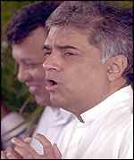 Sri Lankan Prime Minister Ranil Wickramasinghe