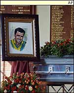 Pollock attended last weeke's funeral in Bloemfontein