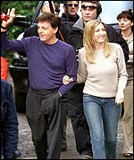 Sir Paul McCartney and Heather Mills