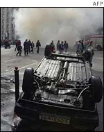 Moscow after hooligans riot