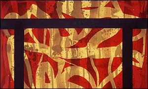 Gold Fire Bridge by Maurice Cockrill 