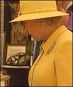 The Queen at a craft fair
