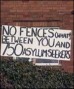 A protest by residents at High Ercall.