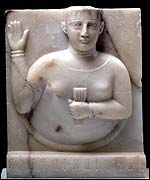 Stela of a woman. 1st century BC (British Museum) 