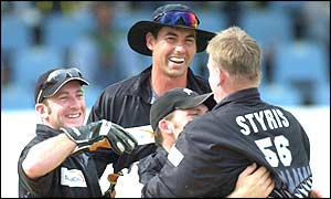 Victory for New Zealand makes the series 2-1 to the West Indies