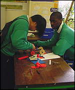 pupils making their buggy 