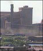Port Talbot steelworks in Wales