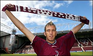 Kevin Twaddle shows off his new colours