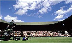 The BBC has a huge outside broadcast at Wimbledon