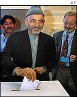 Afghan leader Hamid Karzai