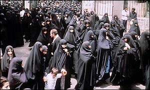 Iranian women in Tehran