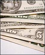 US dollar bills